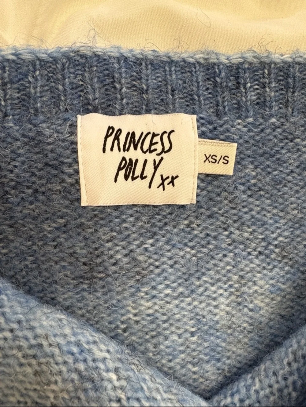 Princess Polly Blue Ombre Knit Halter Mini Dress - Picture 4 of 4